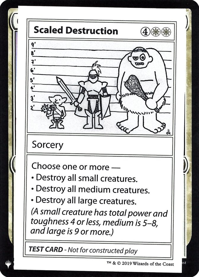 Scaled Destruction [Mystery Booster Playtest Cards] | Gear Gaming Bentonville