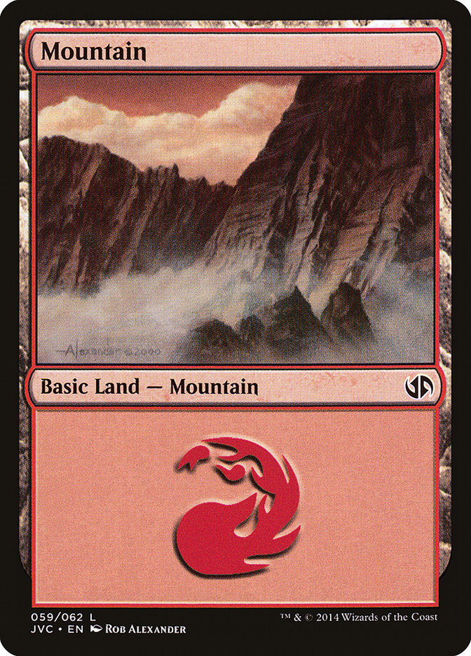 Mountain (61) [Duel Decks Anthology] | Gear Gaming Bentonville