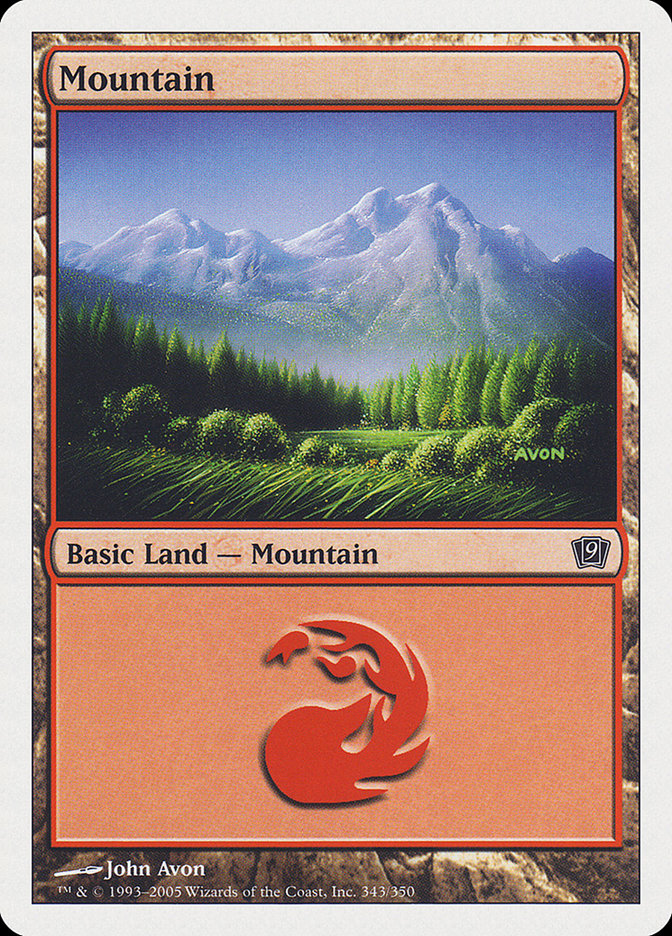 Mountain (343) [Ninth Edition] | Gear Gaming Bentonville