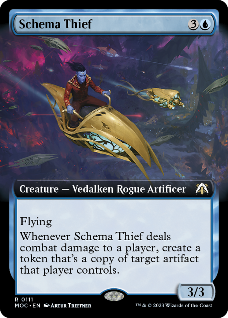 Schema Thief (Extended Art) [March of the Machine Commander] | Gear Gaming Bentonville