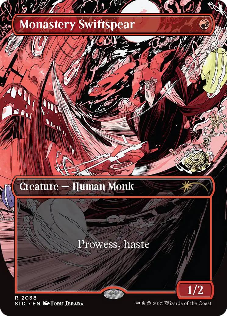 Monastery Swiftspear (2038) (Rainbow Foil) [Secret Lair Drop Series] | Gear Gaming Bentonville