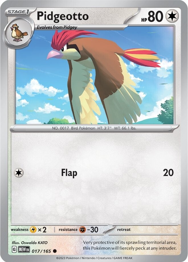 Pidgeotto (017/165) [Scarlet & Violet 151] | Gear Gaming Bentonville