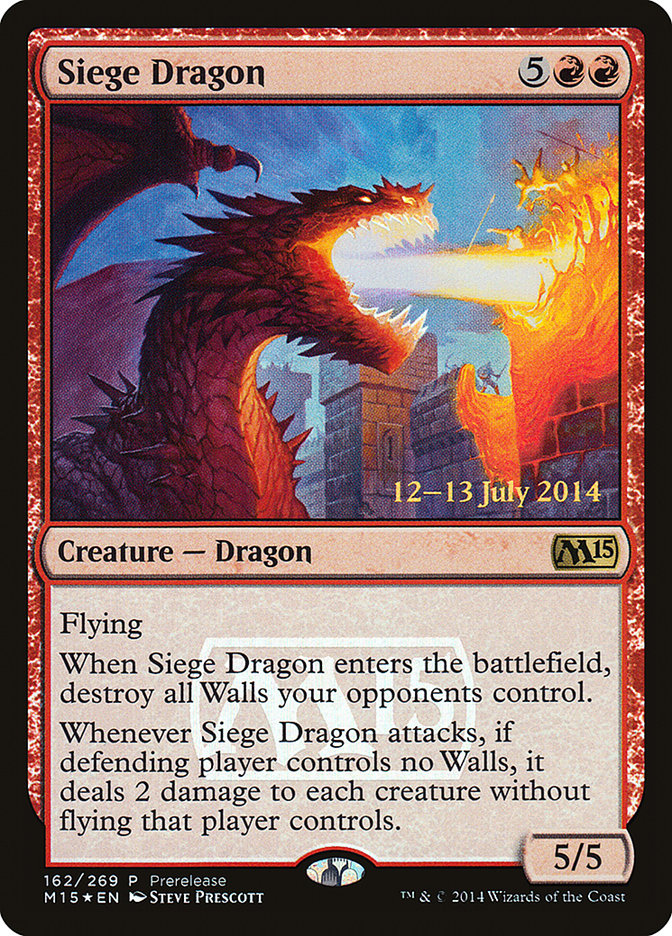 Siege Dragon [Magic 2015 Promos] | Gear Gaming Bentonville