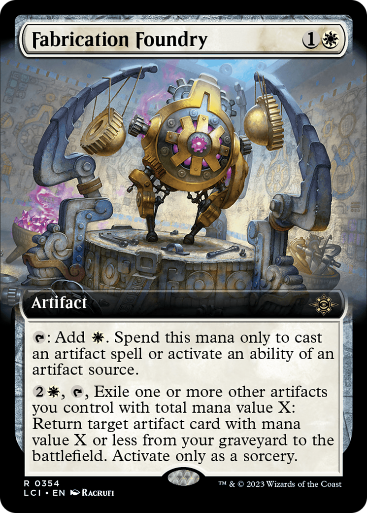 Fabrication Foundry (Extended Art) [The Lost Caverns of Ixalan] | Gear Gaming Bentonville
