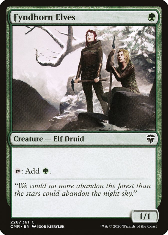 Fyndhorn Elves [Commander Legends] | Gear Gaming Bentonville