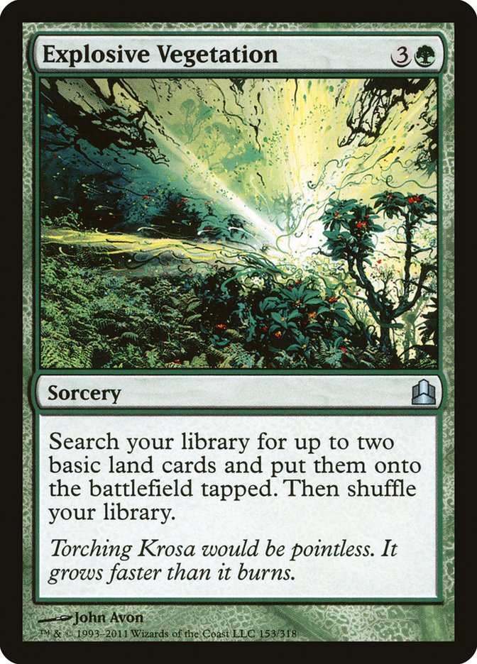Explosive Vegetation [Commander 2011] | Gear Gaming Bentonville