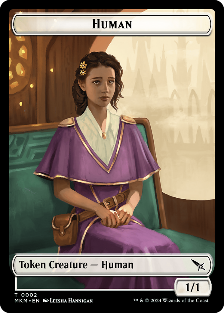 Human Token [Murders at Karlov Manor Tokens] | Gear Gaming Bentonville