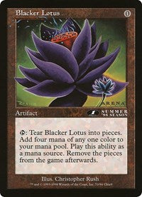 Blacker Lotus (Oversized) [Oversize Cards] | Gear Gaming Bentonville