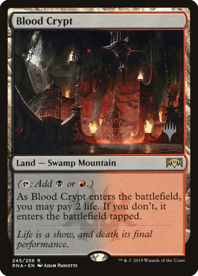 Blood Crypt (Promo Pack) [Ravnica Allegiance Promos] | Gear Gaming Bentonville