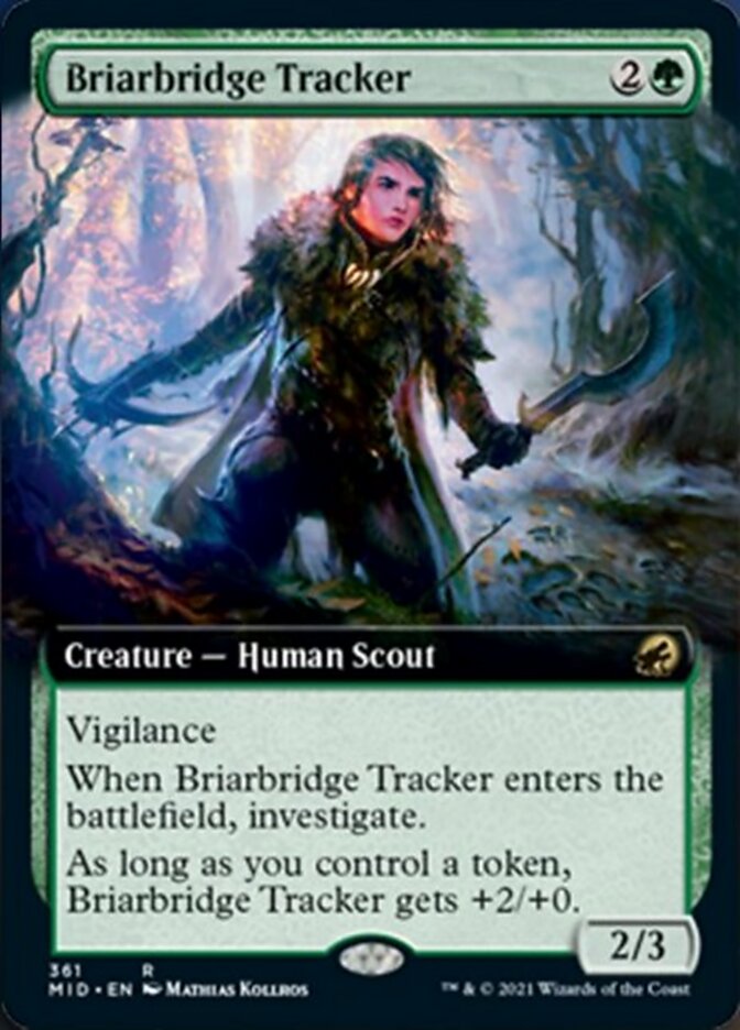 Briarbridge Tracker (Extended Art) [Innistrad: Midnight Hunt] | Gear Gaming Bentonville