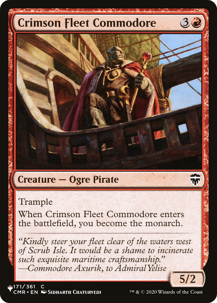 Crimson Fleet Commodore [The List] | Gear Gaming Bentonville