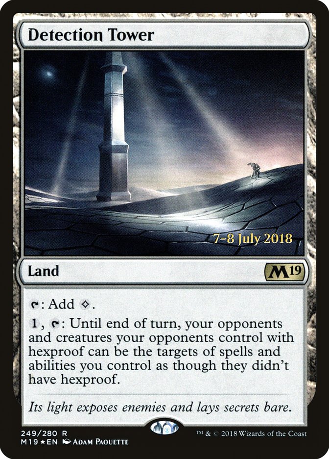 Detection Tower [Core Set 2019 Prerelease Promos] | Gear Gaming Bentonville