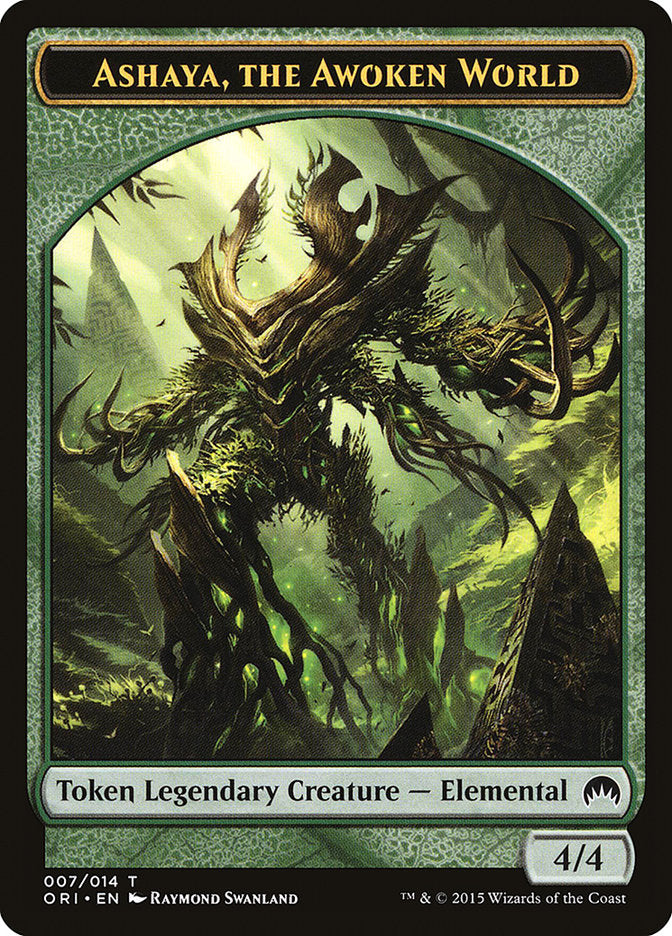Ashaya, the Awoken World Token [Magic Origins Tokens] | Gear Gaming Bentonville