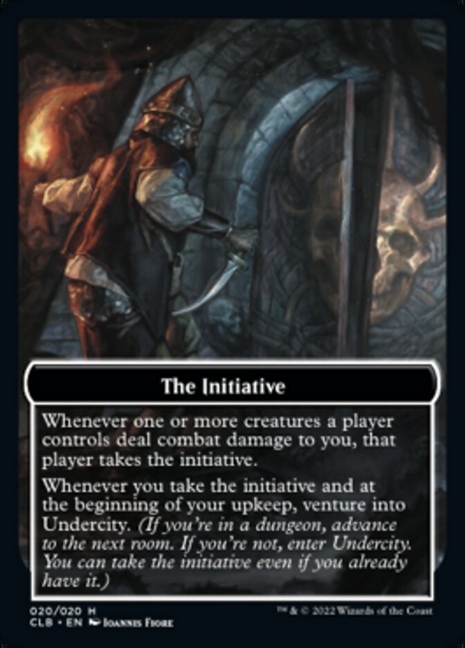 The Initiative // Undercity Double-Sided Token [Commander Legends: Battle for Baldur's Gate Tokens] | Gear Gaming Bentonville