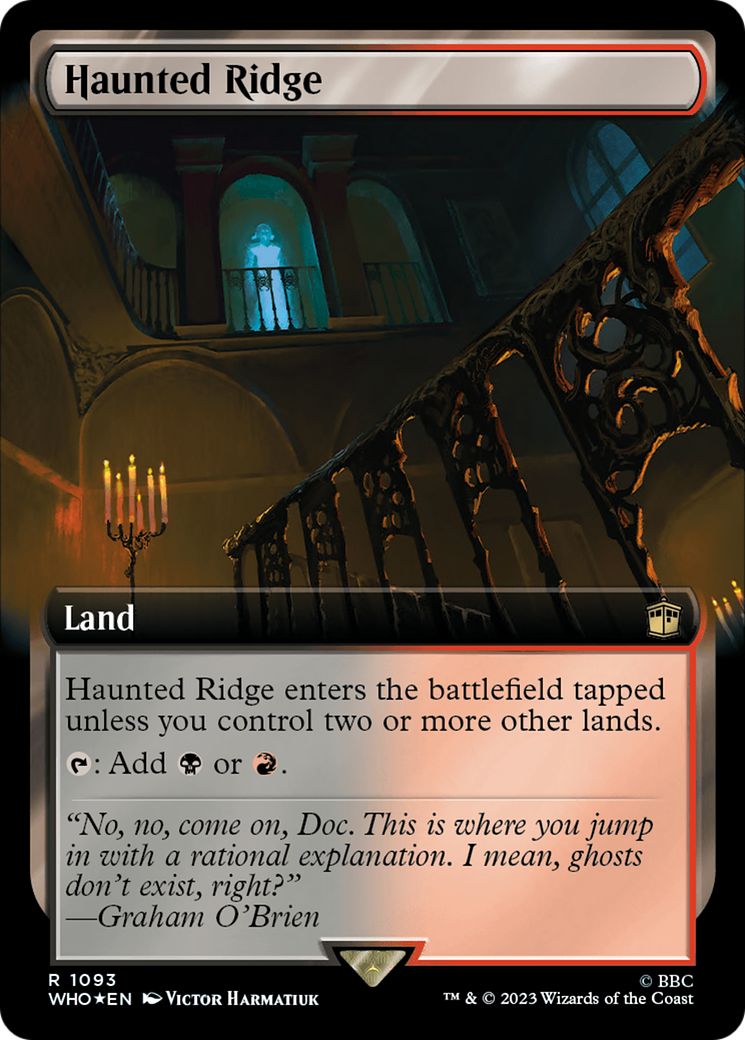 Haunted Ridge (Extended Art) (Surge Foil) [Doctor Who] | Gear Gaming Bentonville