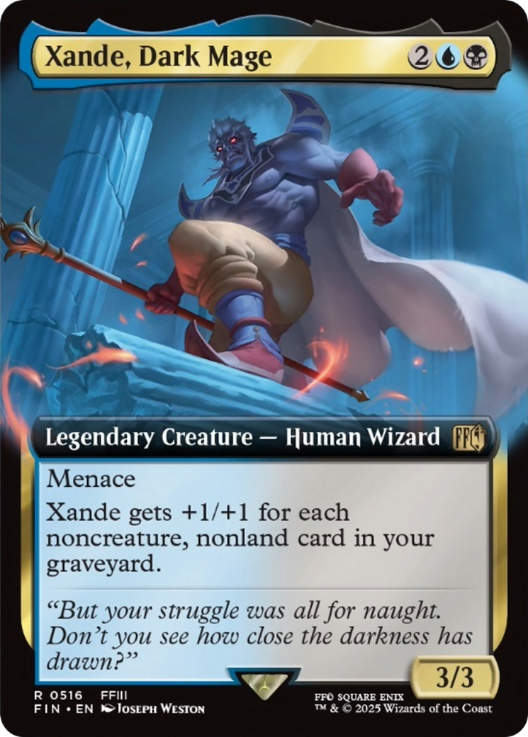 Xande, Dark Mage (Extended Art) [FINAL FANTASY] | Gear Gaming Bentonville