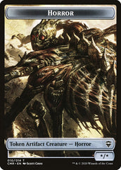 Dragon // Horror Double-Sided Token [Commander Legends Tokens] | Gear Gaming Bentonville