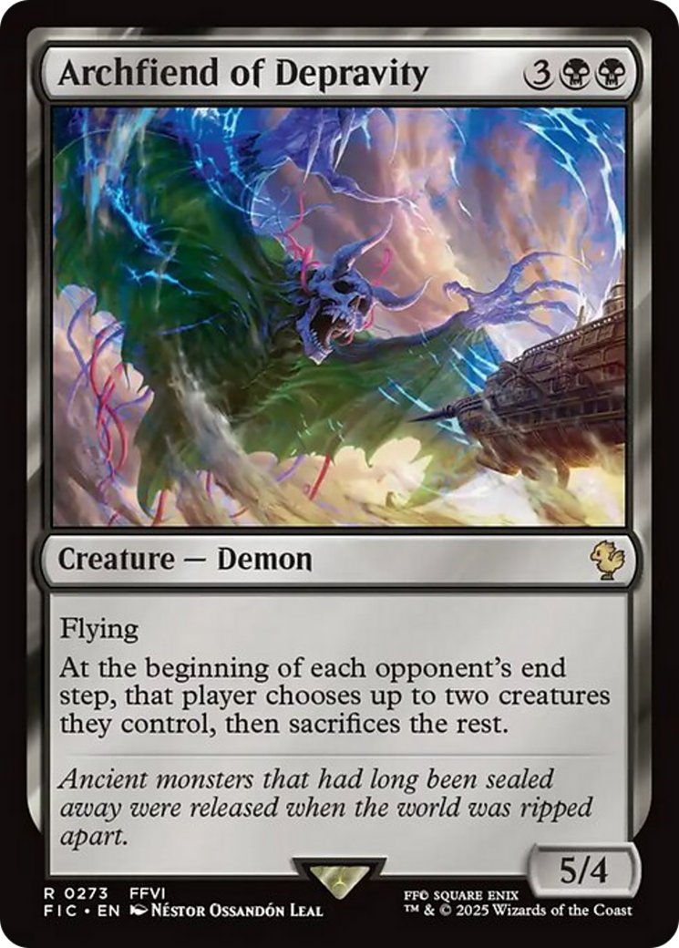 Archfiend of Depravity [FINAL FANTASY Commander] | Gear Gaming Bentonville