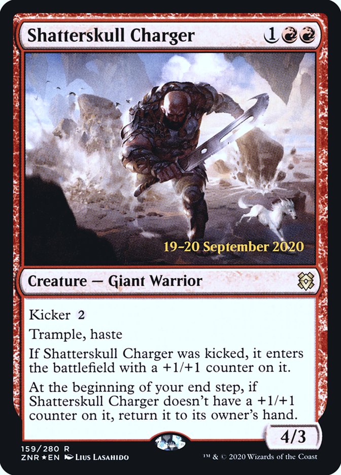 Shatterskull Charger [Zendikar Rising Prerelease Promos] | Gear Gaming Bentonville