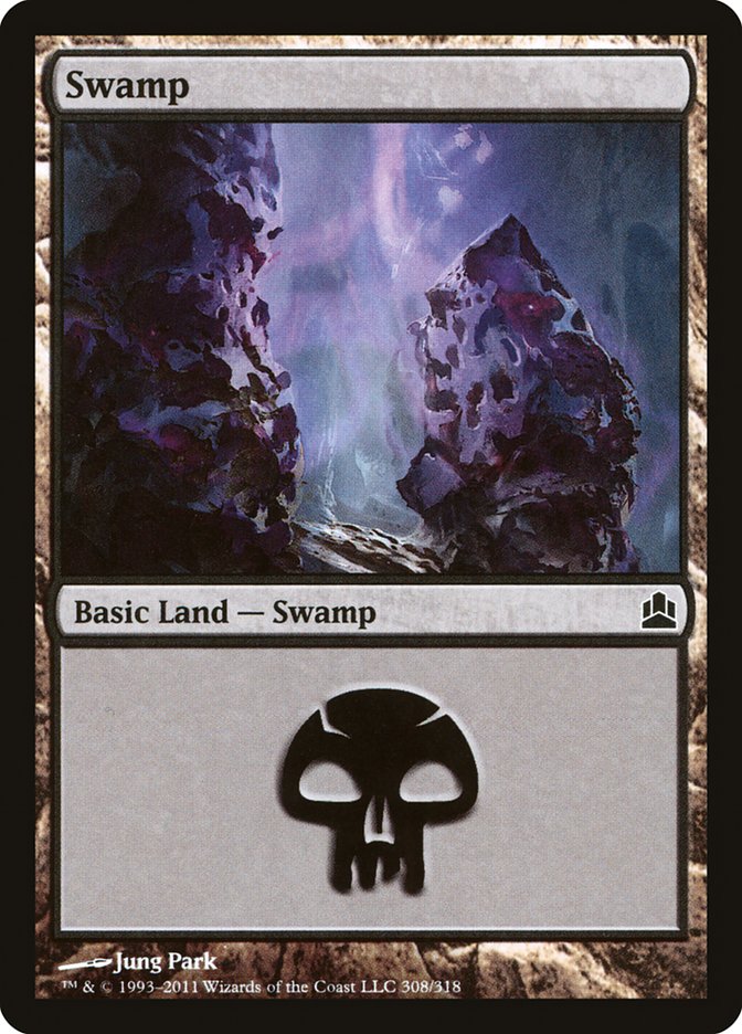 Swamp (308) [Commander 2011] | Gear Gaming Bentonville