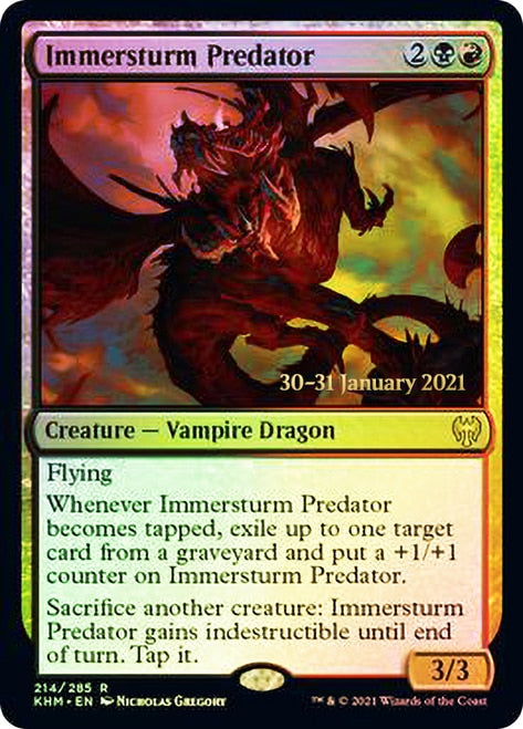 Immersturm Predator [Kaldheim Prerelease Promos] | Gear Gaming Bentonville