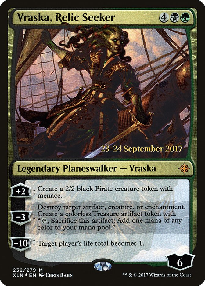 Vraska, Relic Seeker [Ixalan Prerelease Promos] | Gear Gaming Bentonville