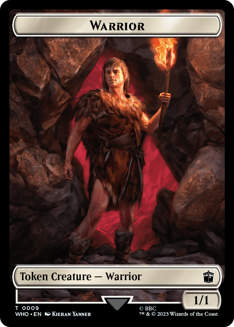 Warrior // Mark of the Rani Double-Sided Token [Doctor Who Tokens] | Gear Gaming Bentonville