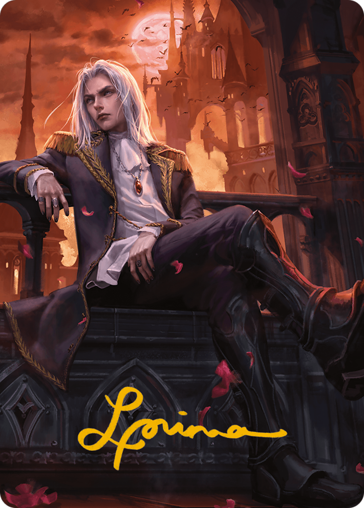 Sorin of House Markov Art Card (Gold-Stamped Signature) [Modern Horizons 3 Art Series] | Gear Gaming Bentonville