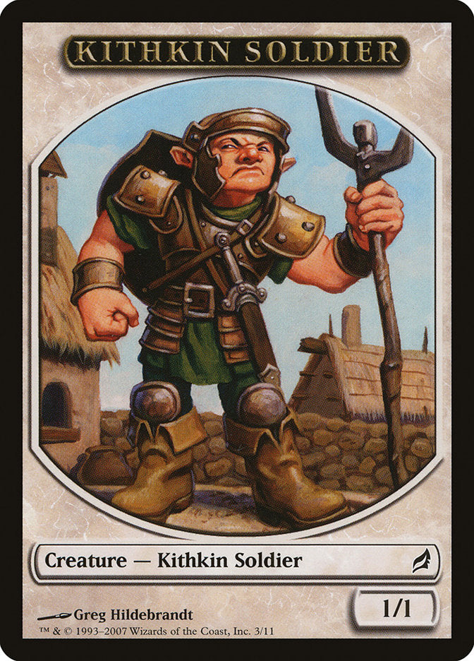 Kithkin Soldier Token [Lorwyn Tokens] | Gear Gaming Bentonville
