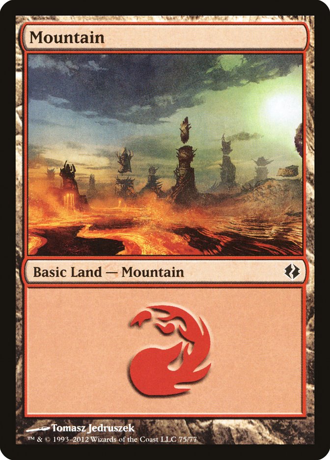 Mountain (75) [Duel Decks: Venser vs. Koth] | Gear Gaming Bentonville