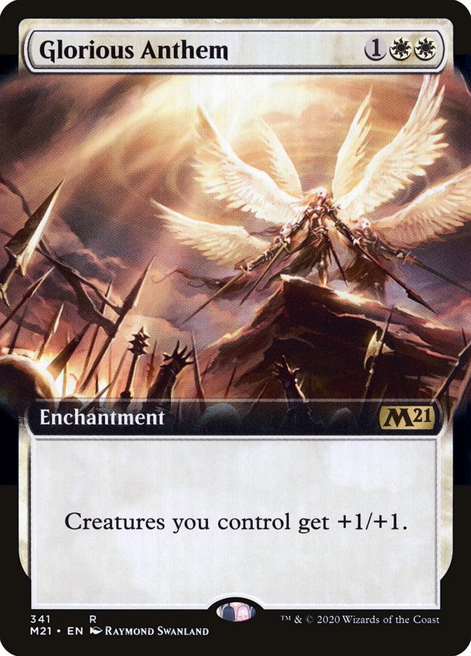 Glorious Anthem (Extended Art) [Core Set 2021] | Gear Gaming Bentonville