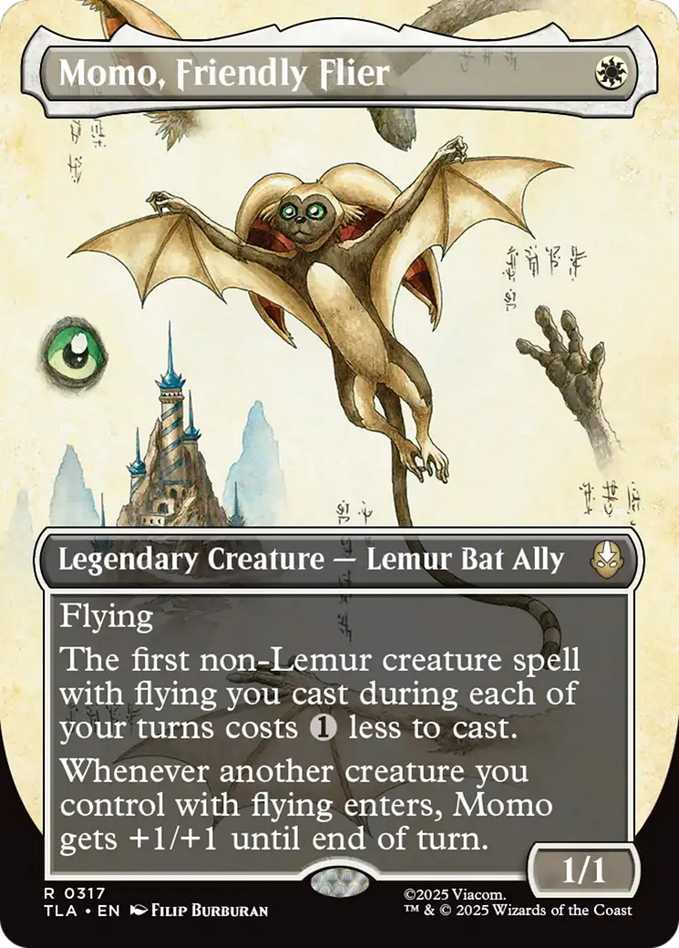 Momo, Friendly Flier (Borderless) [Avatar: The Last Airbender] | Gear Gaming Bentonville