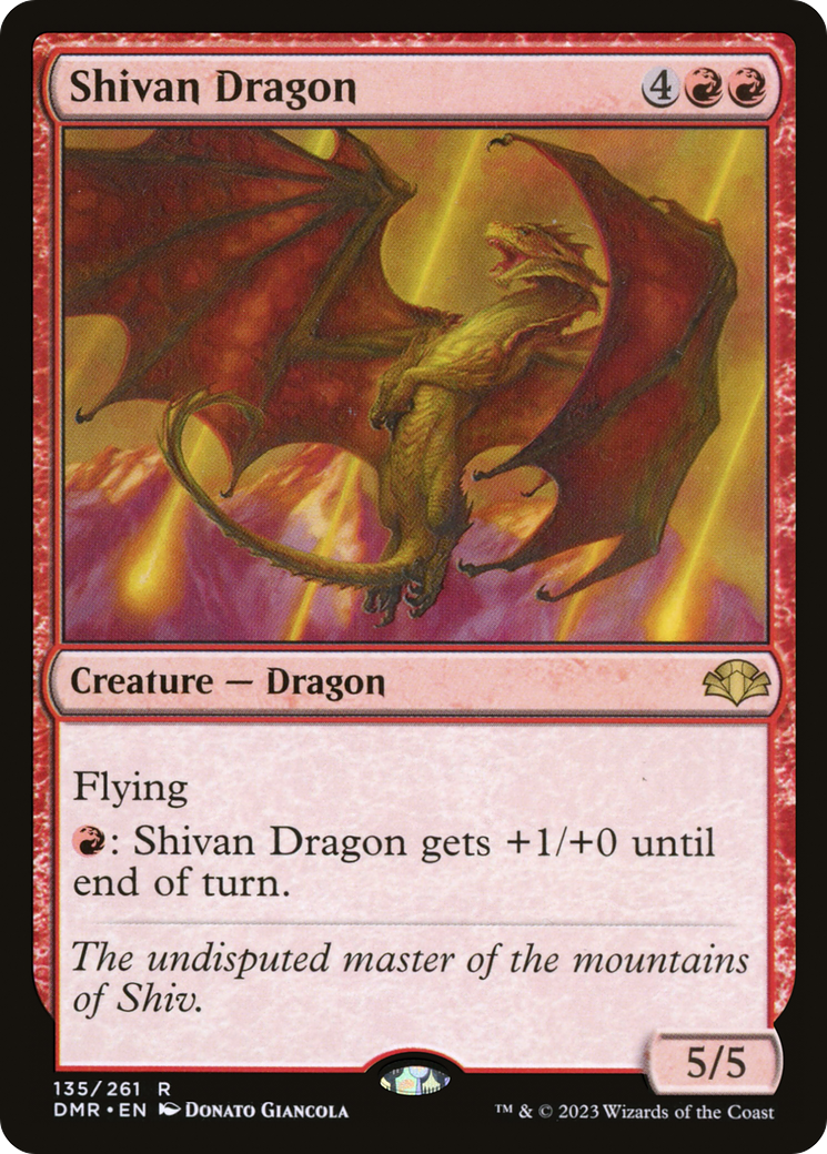 Shivan Dragon [Dominaria Remastered] | Gear Gaming Bentonville