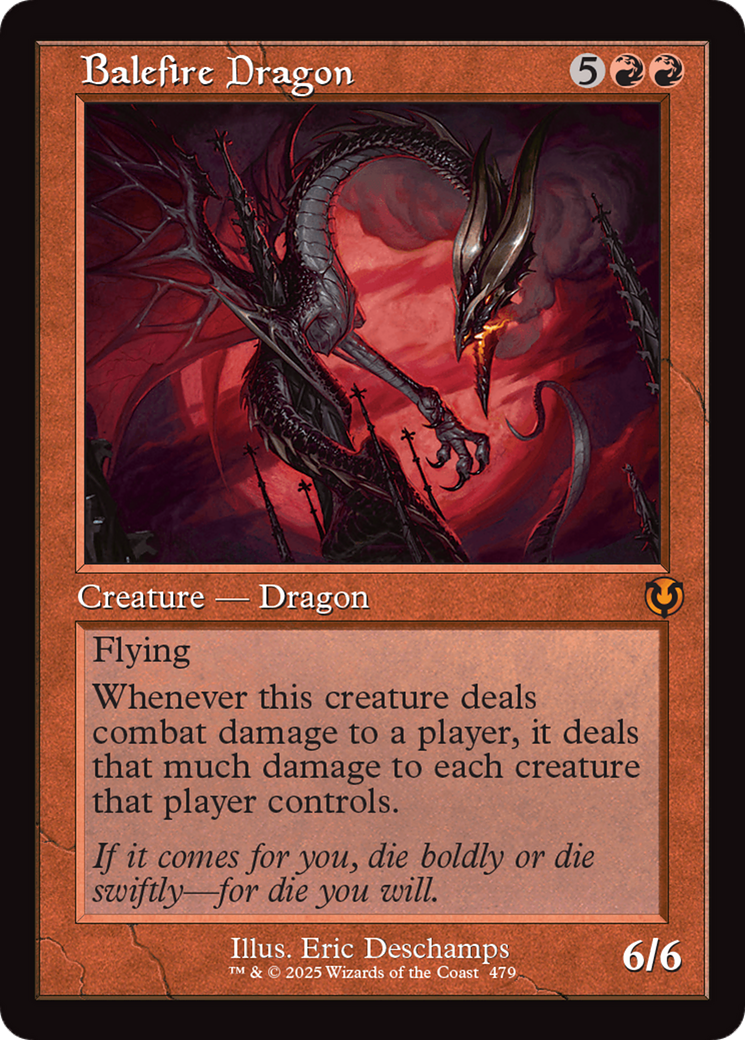 Balefire Dragon (Retro Frame) [Innistrad Remastered] | Gear Gaming Bentonville