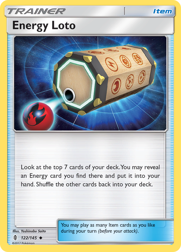 Energy Loto (122/145) [Sun & Moon: Guardians Rising] | Gear Gaming Bentonville