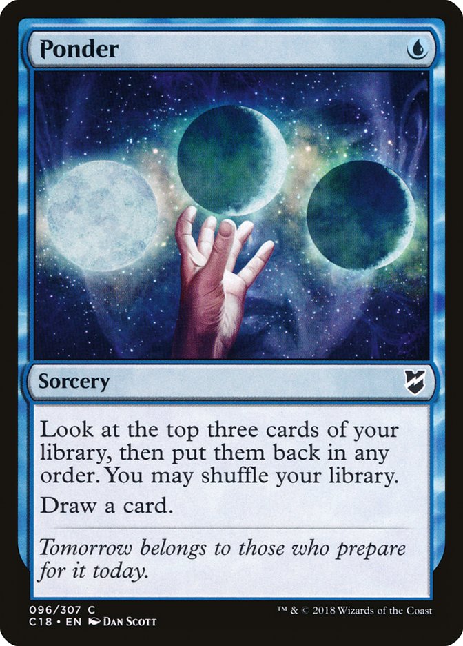 Ponder [Commander 2018] | Gear Gaming Bentonville