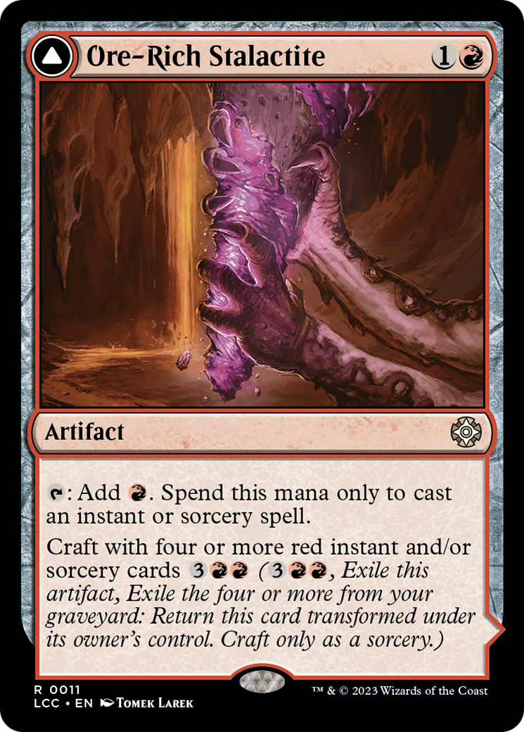 Ore-Rich Stalactite (Extended Art) [The Lost Caverns of Ixalan Commander] | Gear Gaming Bentonville