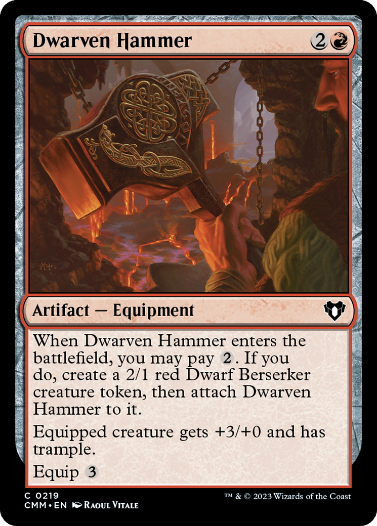 Dwarven Hammer [Commander Masters] | Gear Gaming Bentonville