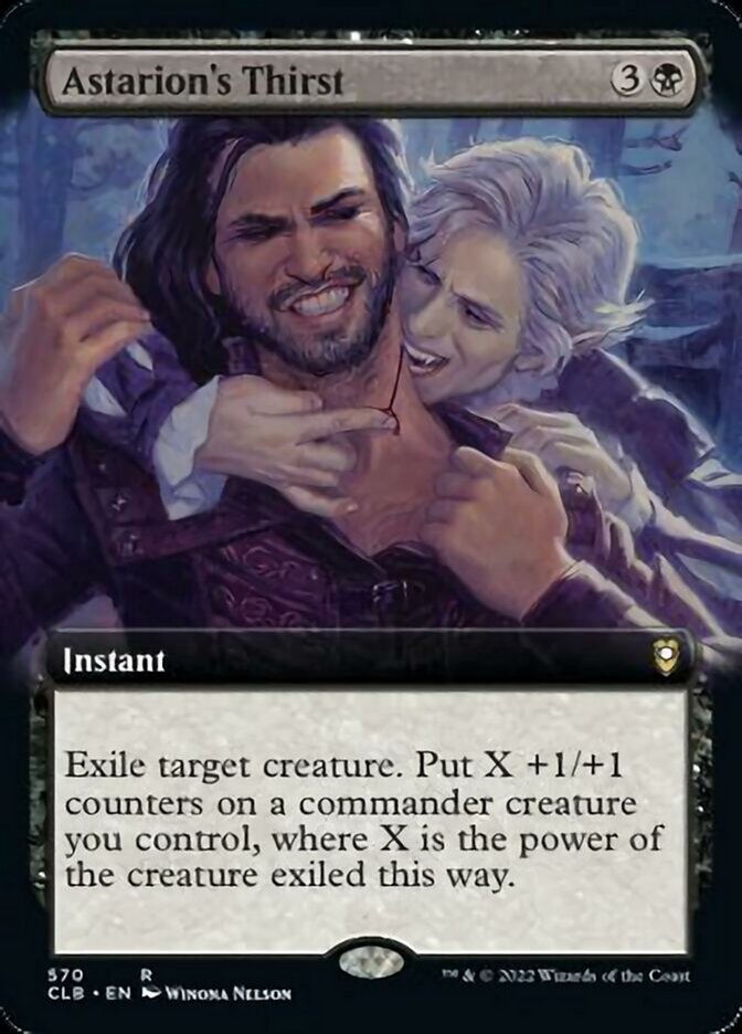 Astarion's Thirst (Extended Art) [Commander Legends: Battle for Baldur's Gate] | Gear Gaming Bentonville