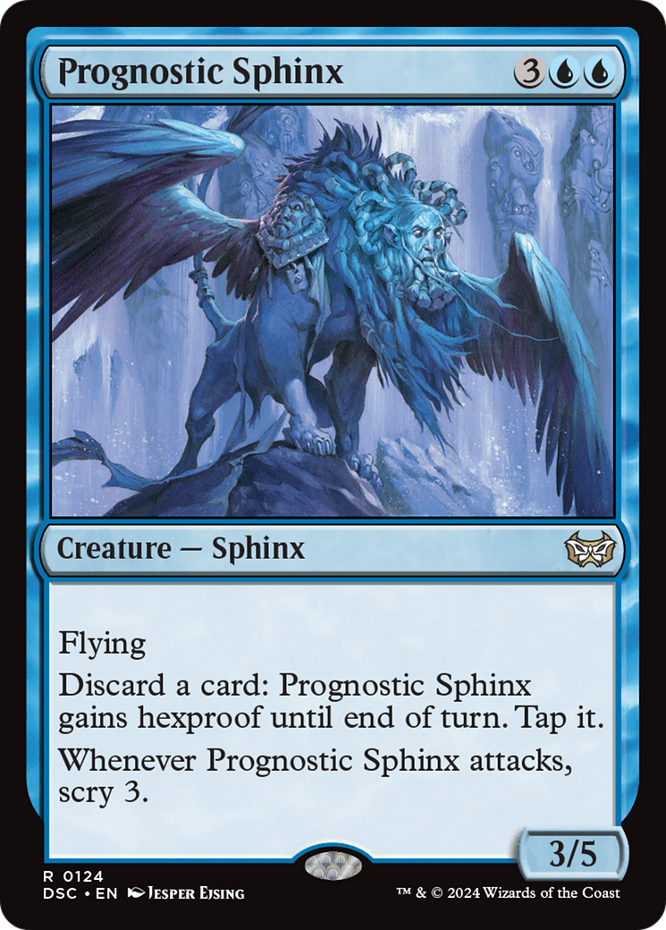 Prognostic Sphinx [Duskmourn: House of Horror Commander] | Gear Gaming Bentonville