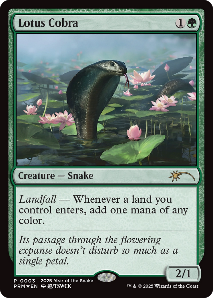 Lotus Cobra (Year of the Snake 2025) [Standard Showdown Promos] | Gear Gaming Bentonville