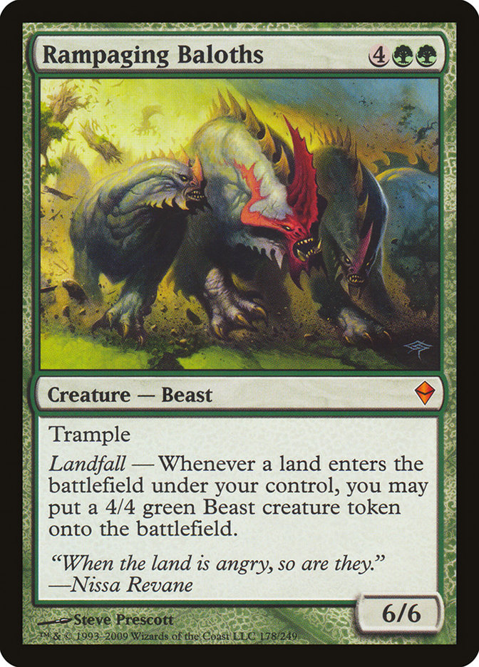 Rampaging Baloths (Oversized) [Oversize Cards] | Gear Gaming Bentonville