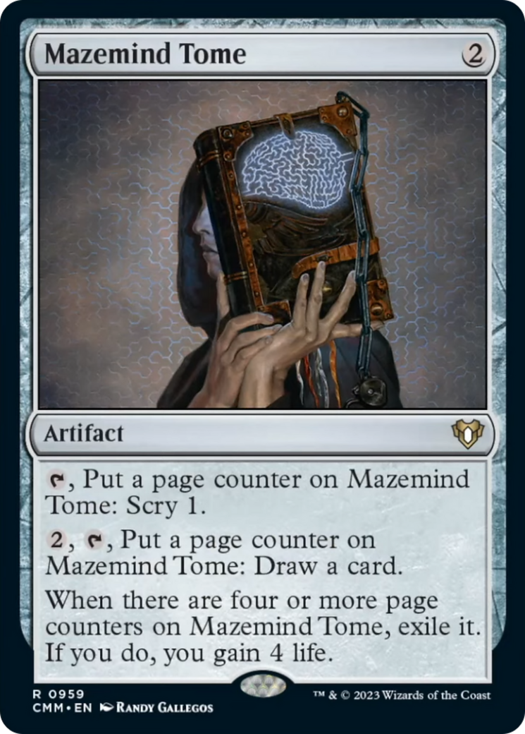 Mazemind Tome [Commander Masters] | Gear Gaming Bentonville