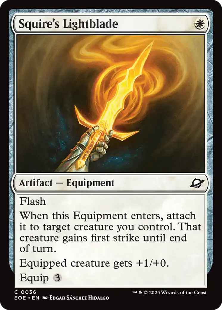 Squire's Lightblade [Edge of Eternities] | Gear Gaming Bentonville