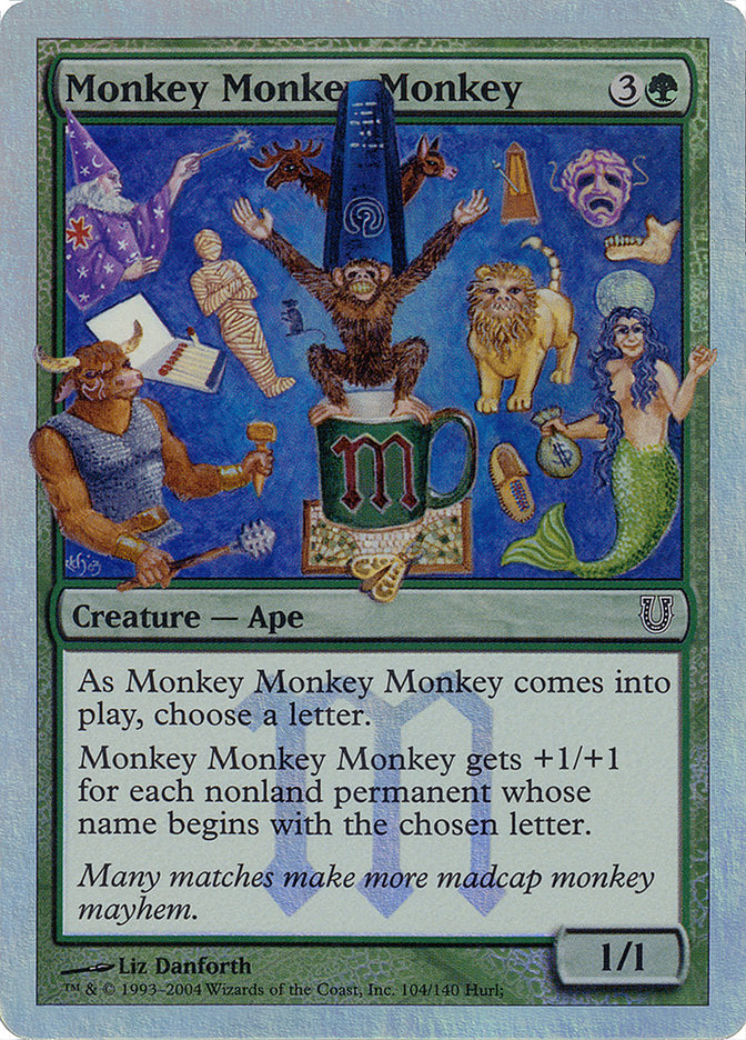 Monkey Monkey Monkey (Alternate Foil) [Unhinged] | Gear Gaming Bentonville
