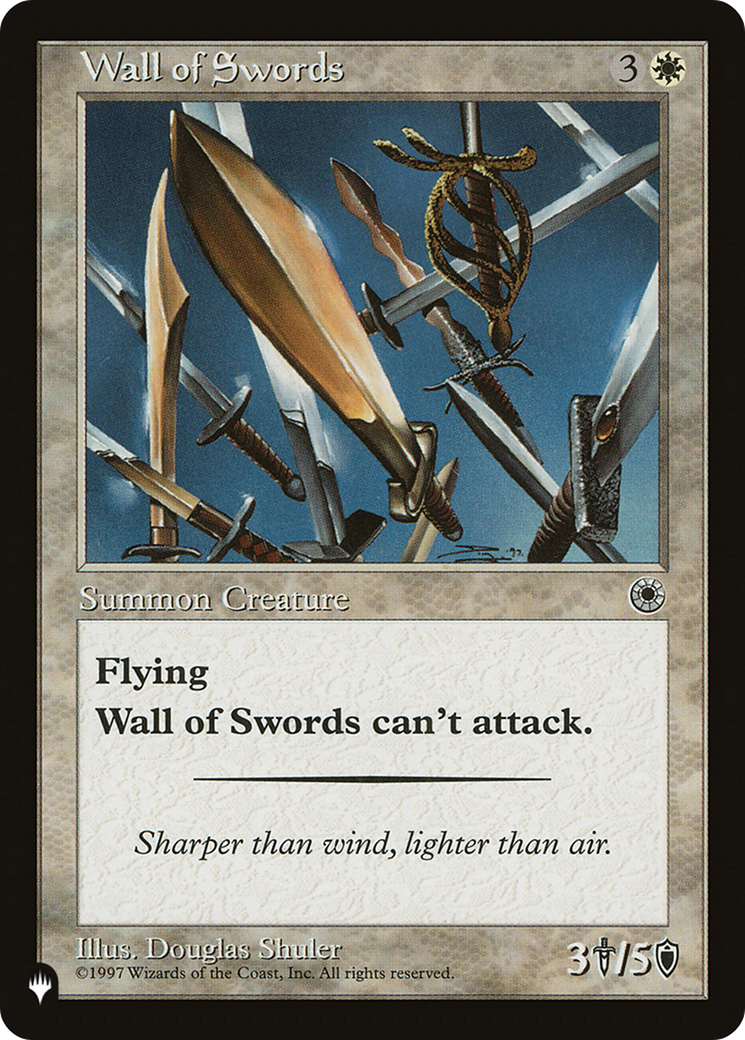 Wall of Swords [The List Reprints] | Gear Gaming Bentonville