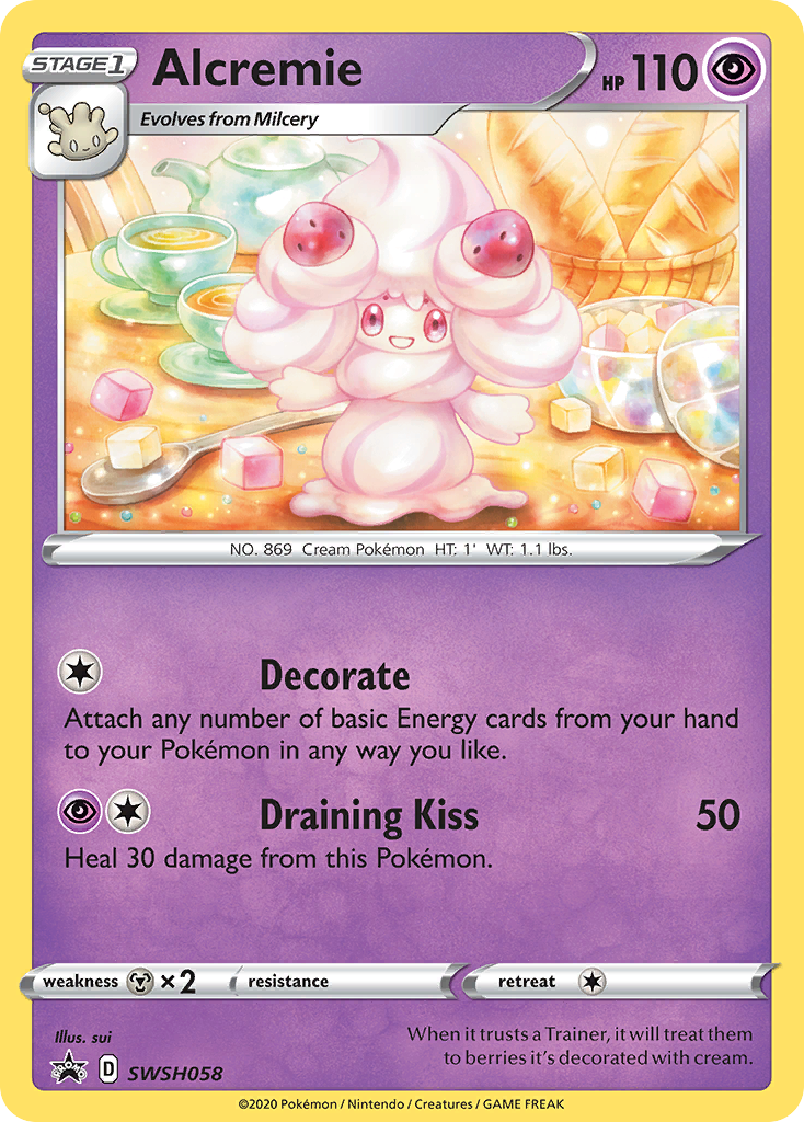 Alcremie (SWSH058) [Sword & Shield: Black Star Promos] | Gear Gaming Bentonville