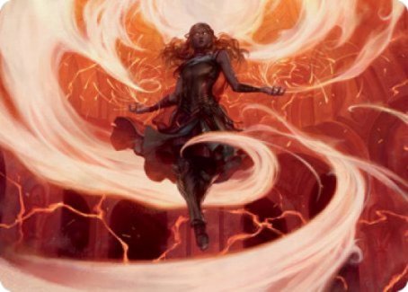 Crackle with Power Art Card [Strixhaven: School of Mages Art Series] | Gear Gaming Bentonville