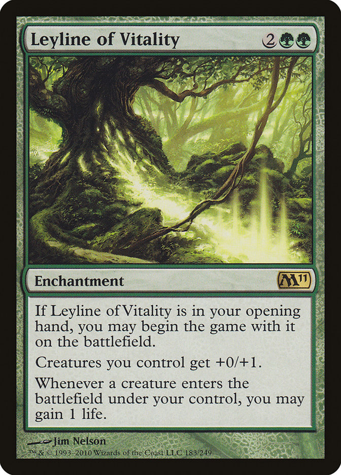 Leyline of Vitality [Magic 2011] | Gear Gaming Bentonville