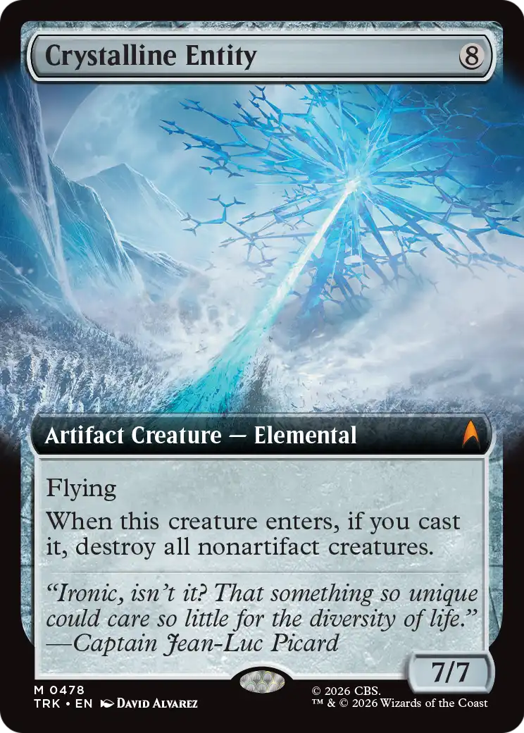 Crystalline Entity (Extended Art) [Star Trek] | Gear Gaming Bentonville